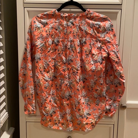 J.Crew Liberty Josephine Floral Ruffle Popover Top - Picture 10 of 10